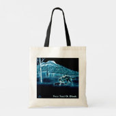 Een wolf op sneeuw tote bag (Achterkant)
