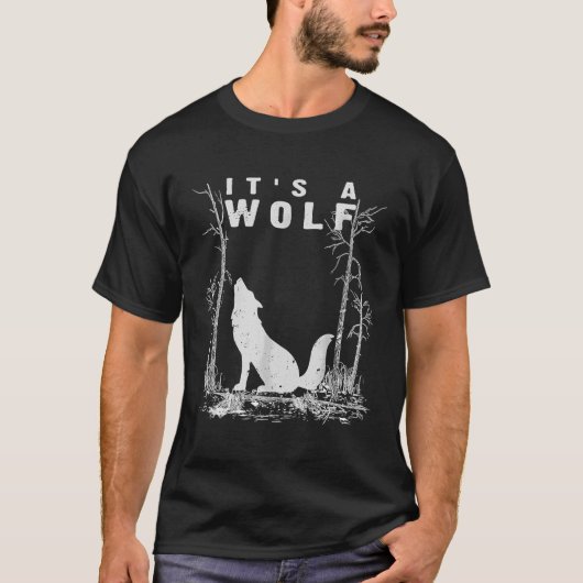 Een wolf voor Mannen Halloween T-shirt (Voorkant)
