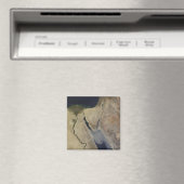 Een wolk bruin stof uit Saudi-Arabië Magneet (Insitu (Vaatwasser))