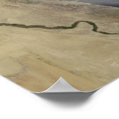 Een wolk bruin stof uit Saudi-Arabië Poster (Hoek)