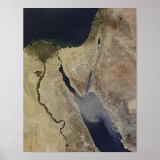 Een wolk bruin stof uit Saudi-Arabië Poster (Voorkant)