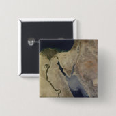 Een wolk bruin stof uit Saudi-Arabië Vierkante Button 5,1 Cm (Voorkant /achterkant)