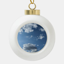 Een wolk keramische bal ornament