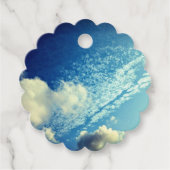 Een wolkenkrabber bedankjes labels (Voorkant)