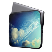 Een wolkenkrabber laptop sleeve (Voorkant Links)