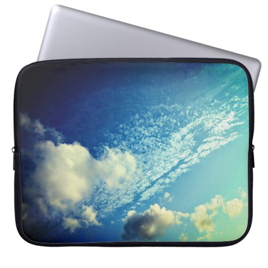 Een wolkenkrabber laptop sleeve (Voorkant)