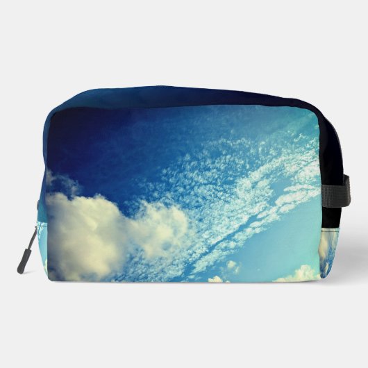 Een wolkenkrabber toilettasje (Achterkant)