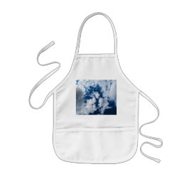 Een wolkenspiraal kinder schort