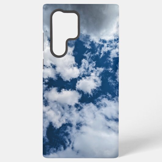 Een wolkenspiraal samsung galaxy hoesje (Achterkant)