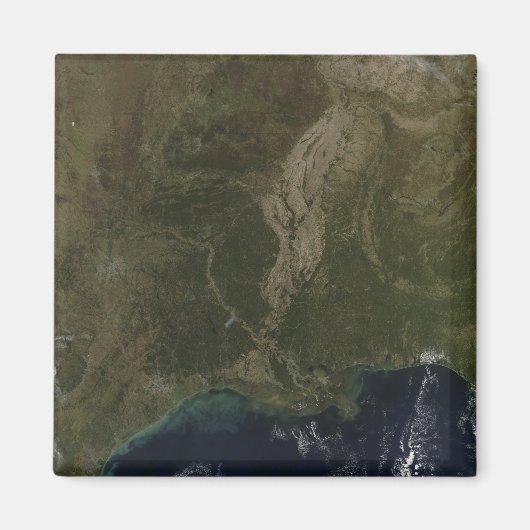 Een wolkenvrij uitzicht van de Verenigde Staten in Magneet (Voorkant)