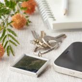 Een wolkenvrij uitzicht van de Verenigde Staten in Sleutelhanger (Zijkant)