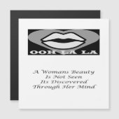 Een Womans Beauty berichtgedicht functie (Voorkant / Achterkant)