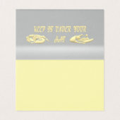 Een Womans Beauty berichtgedicht functie Kaart (Binnenkant ongevouwen)