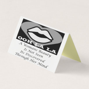 Een Womans Beauty berichtgedicht functie Kaart