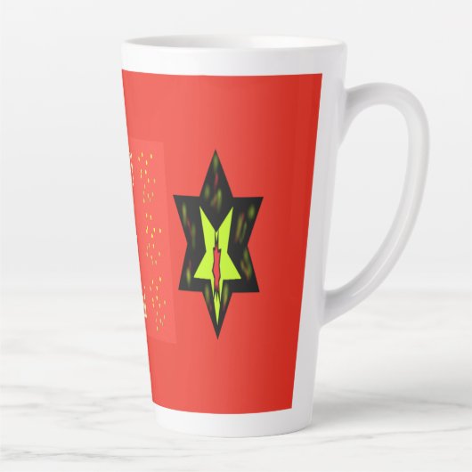 Een Womans Beauty berichtgedicht functie Latte Mok (Rechts)