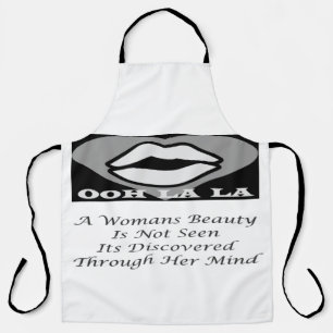 Een Womans Beauty berichtgedicht functie Schort