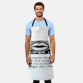 Een Womans Beauty berichtgedicht functie Schort (Gedragen)