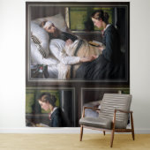 Een Wonde Deense soldaat, Elisabeth Baumann Wandkleed (In situ)