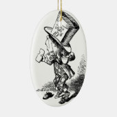 Een Wonderland kerstversiering Keramisch Ornament (Rechts)