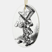 Een Wonderland kerstversiering Keramisch Ornament (Links)