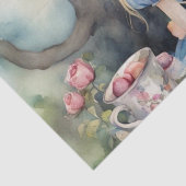 Een Wonderland Waterverf Decoupage Paper Tissuepapier (Detail)