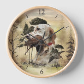 Een Woodcock met de Engelse setter (Voorkant)