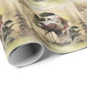 Een Woodcock met de Engelse setter Cadeaupapier (Rol Hoek)