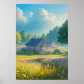 Een  Wooden House Poster (Voorkant)