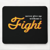 Één woord dat de strijd tegen Inspirerend citaat z Muismat (Voorkant)