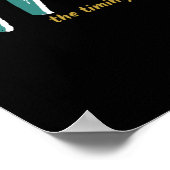 Één woord dat het Inspirerend van het Vertrouwen C Poster (Hoek)