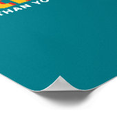 Één woord dat Sterker Inspirerend Citaat zegt Poster (Hoek)