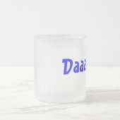 Eén woord zegt alles! matglas koffiemok (Center)