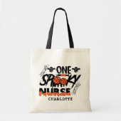 Een woordelijke Zurse Halloween Ghost Persoonlijke Tote Bag (Voorkant)