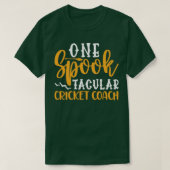 Eén woordhoekige cricketband t-shirt (Design voorkant)