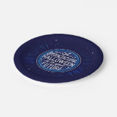 Een woordtaculaire halloween-Bord Papieren Bordje (Gekanteld)