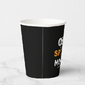 Eén woordvoerder mam Halloween Matching Family Cus Papieren Bekers (Rechts)