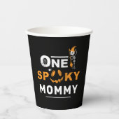 Eén woordvoerder mam Halloween Matching Family Cus Papieren Bekers (Voorkant)