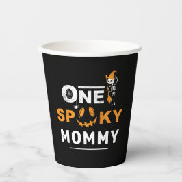 Eén woordvoerder mam Halloween Matching Family Cus Papieren Bekers