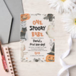 Eén woordy Babe Cute Halloween Ghost 1e verjaardag Vellum Uitnodigingen<br><div class="desc">👻🎃 One Spooky Babe – Schattige Halloween Ghost 1st Birthday Vellum Invitations 🕸️✨ Vier de 1e verjaardag van je kleine Spooky Babe met deze schattige vellum invitaties! 🎀👻 Met een schattig spook- en Halloween-thema zetten deze doorschijnende uitnodigingen de perfecte toon voor een leuk, feestelijk en niet al te spookachtig feest....</div>