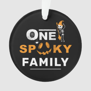 Eén woordy Halloween Matching Family Costume Ornament