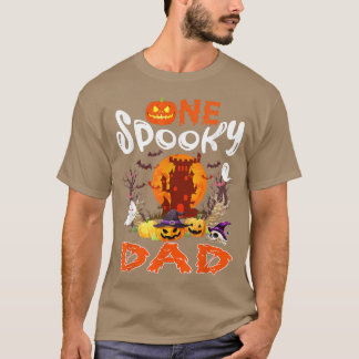 Een woordy pa Halloween Witch Boo Ghosts Scary Pu T-shirt
