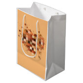 Een World Heart geschenk tas Medium Cadeauzakje (Voorkant Gekanteld)