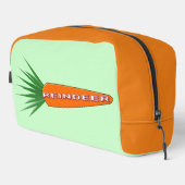 Een wortel voor de kerstrendierziekte toilettasje (Rechterhoek)