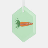 Een Wortel voor Kerstmanskinderen Glas Ornament (Voorkant links)