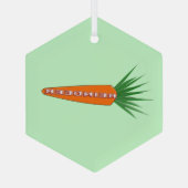 Een Wortel voor Kerstmanskinderen Glas Ornament (Achterkant)