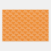 Een wortel voor kerstrendieren, aangepast inpakpapier vel (Voorkant 2)