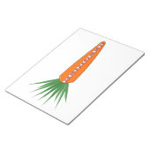 Een wortel voor kerstrendiernotebooks notitieblok (Schuin)