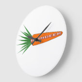 Een wortel voor kerstrendierwandklok grote klok (Hoek)