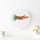 Een wortel voor kerstrendierwandklok grote klok (Huis)