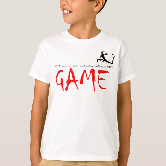 Een wow-buitengewoon succes: Zijn handeling is een T-shirt (Voorkant)